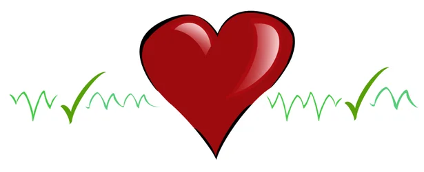 Medizin: Kardiogramm-Illustration